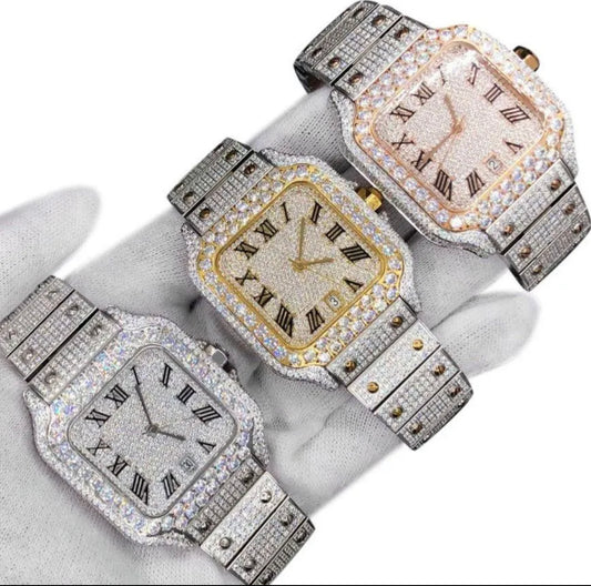Moissanite Automatic Watches Flooded