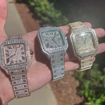 Moissanite Automatic Watches Flooded