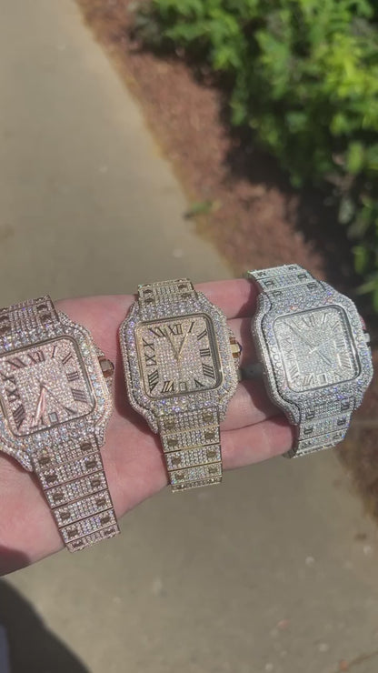 Moissanite Automatic Watches Flooded