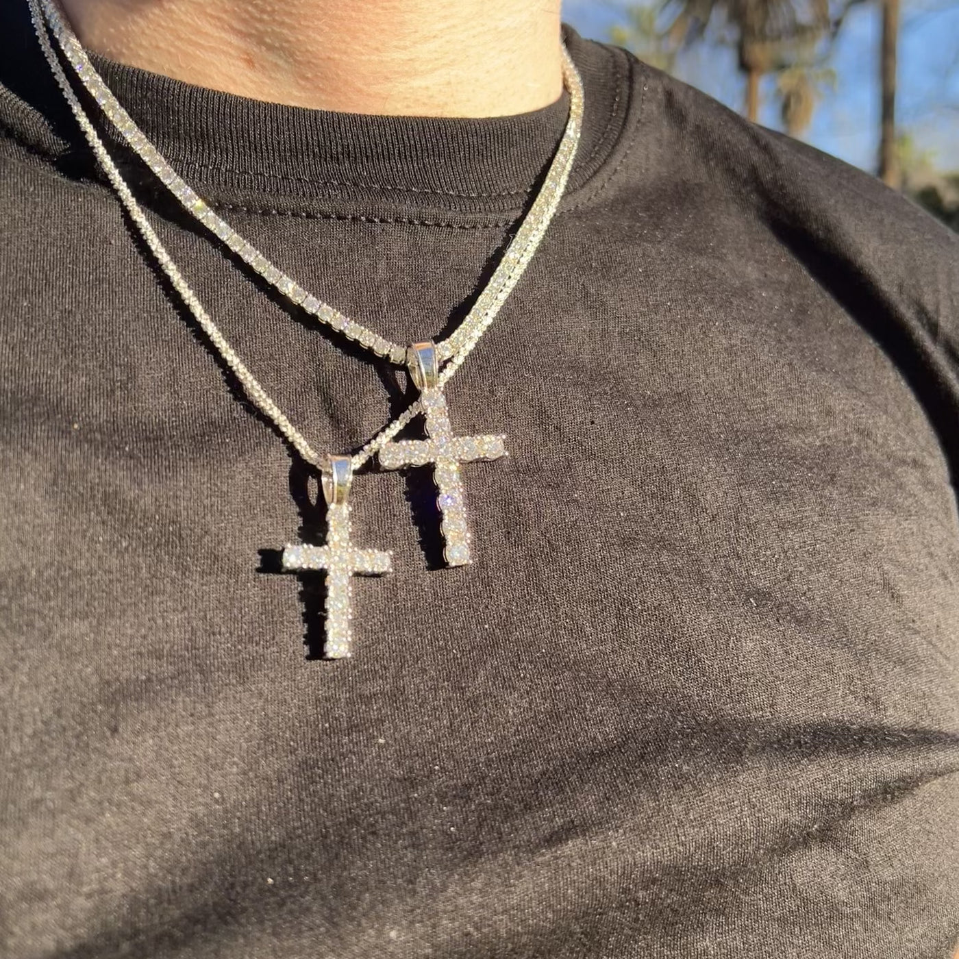 Moissanite Crosses