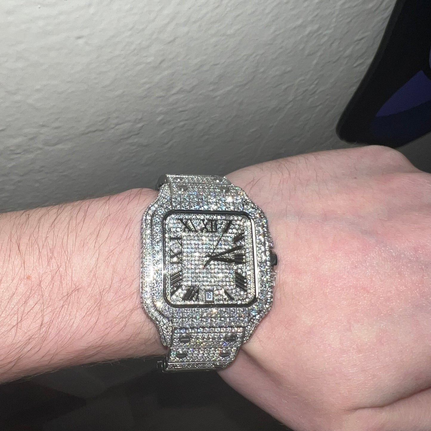 Moissanite Automatic Watches Flooded