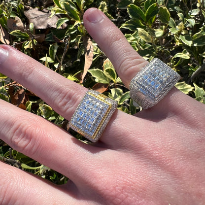 925 Baguette Moissanite Rings - TheShopIceStore.com