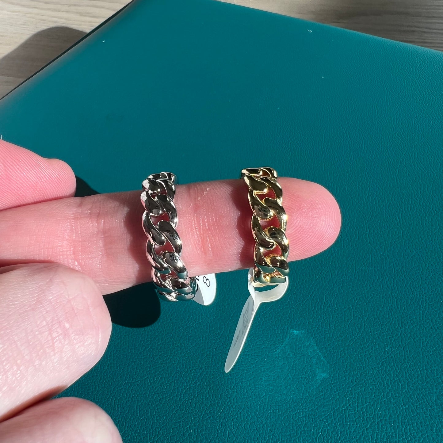 925 6mm Cuban Link Rings - TheShopIceStore.com