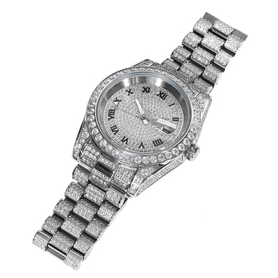 41MM 15CT Moissanite Flooded Watch - TheShopIceStore.com